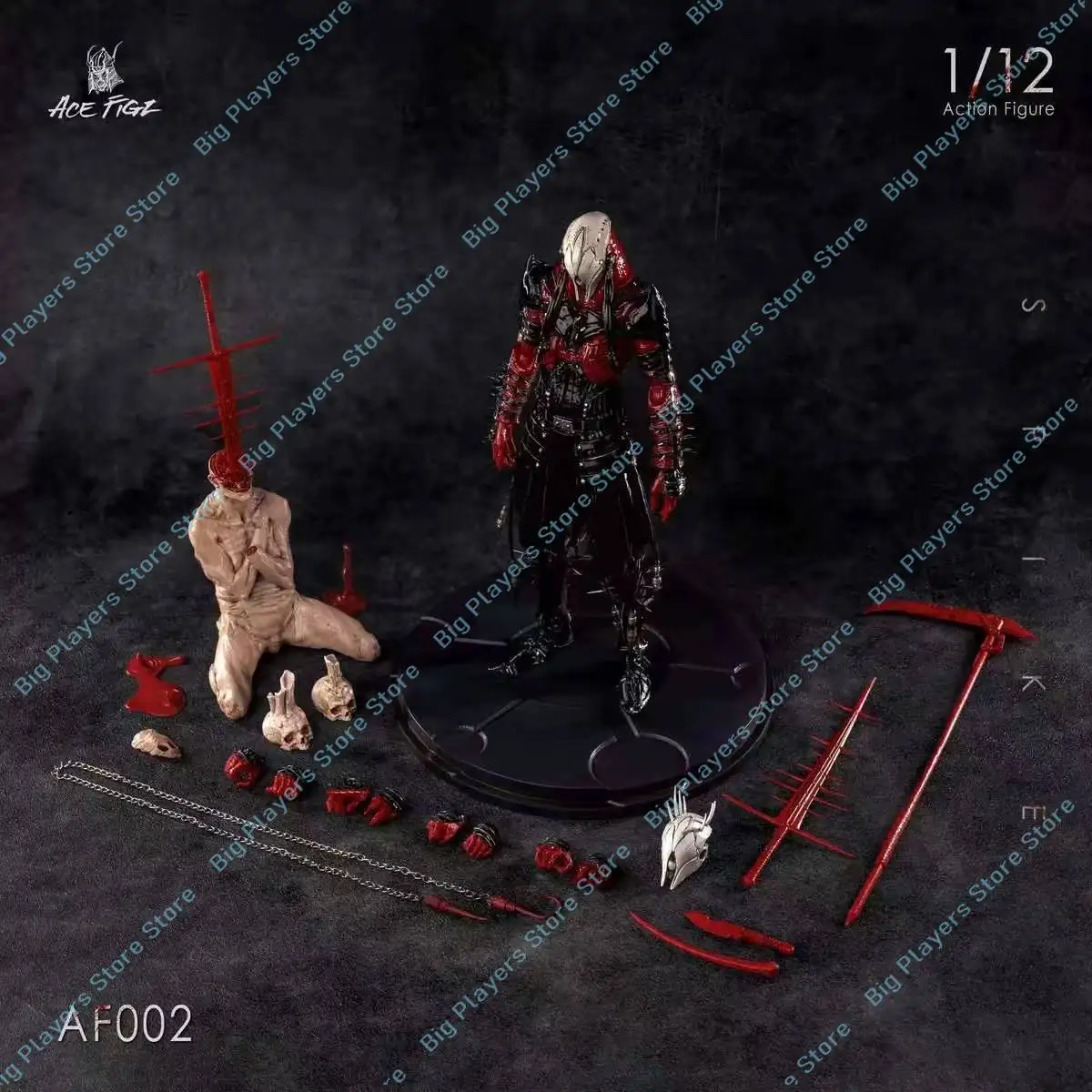 In Stock ACEFIGZ AF001/2 Gothic Spike Preacher 1/12 Action Figure Monster Research Club Standard & Deluxe Edition