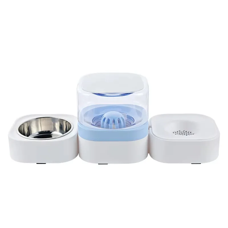 

Automatic Pet Water Dispenser - Dual Bowl Cat & Dog Feeder with Activated Carbon Filter