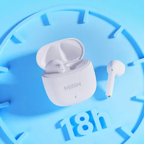 MiiiW TWS Hörlurar Marshmallow Bluetooth 5.3 Headset Kompatibla Vita Ultraliten Kropp Bekväm In-ear 13mm Stor Dynamisk 10 best sales miiiiw - №10