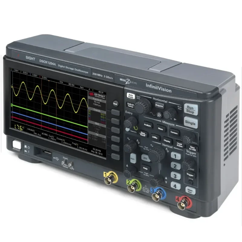 DSOX1204A Digital Oscilloscope: 70MHz, 4 Analog Channels