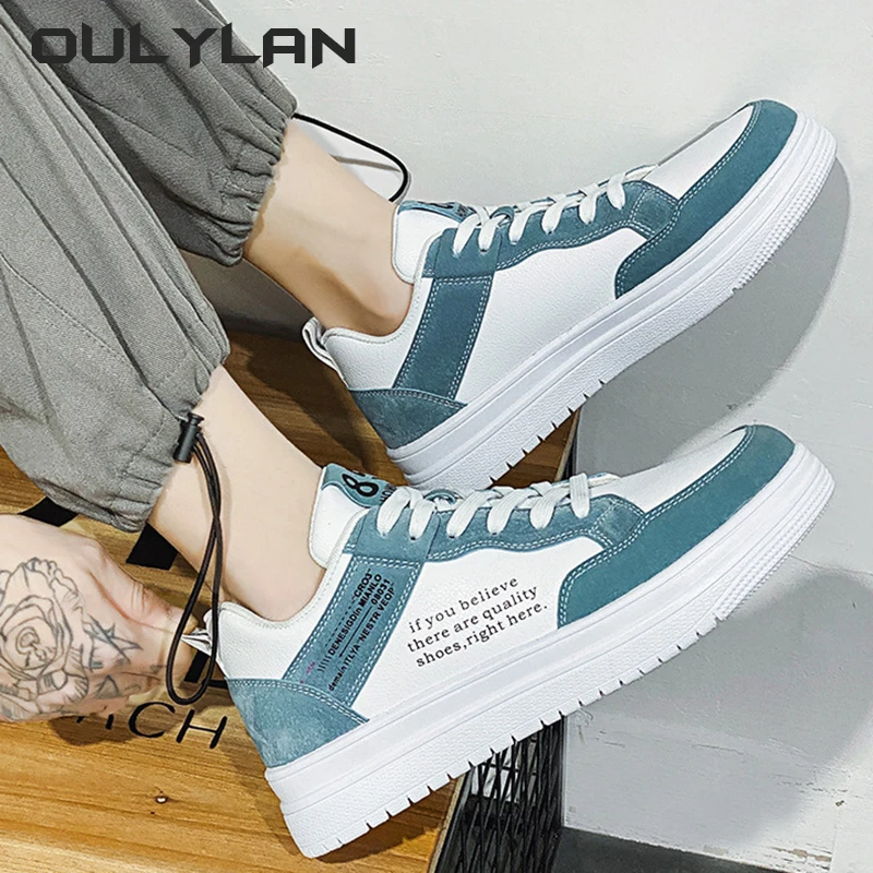 Fashion Women Comfortable 2024 Wear-resistant Sneakers Casual Shoes Leather Men Non-slip Flat Slip-on Spring Autumn Couple Shoes