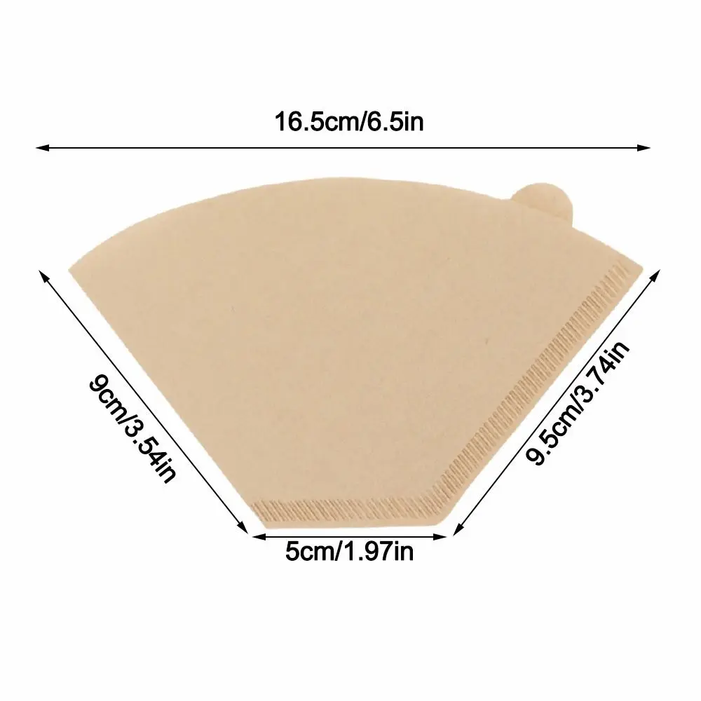 100pcs set 2 to 4 Cup Coffee Filter Paper 100Pcs #4 Size One-Use Coffee Filters Drip Coffee Maker Pour Over