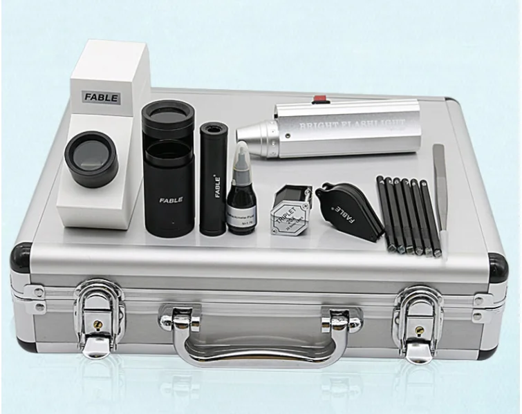 FGL-8 Mini Jewelry Toolkit Gem Identification Case