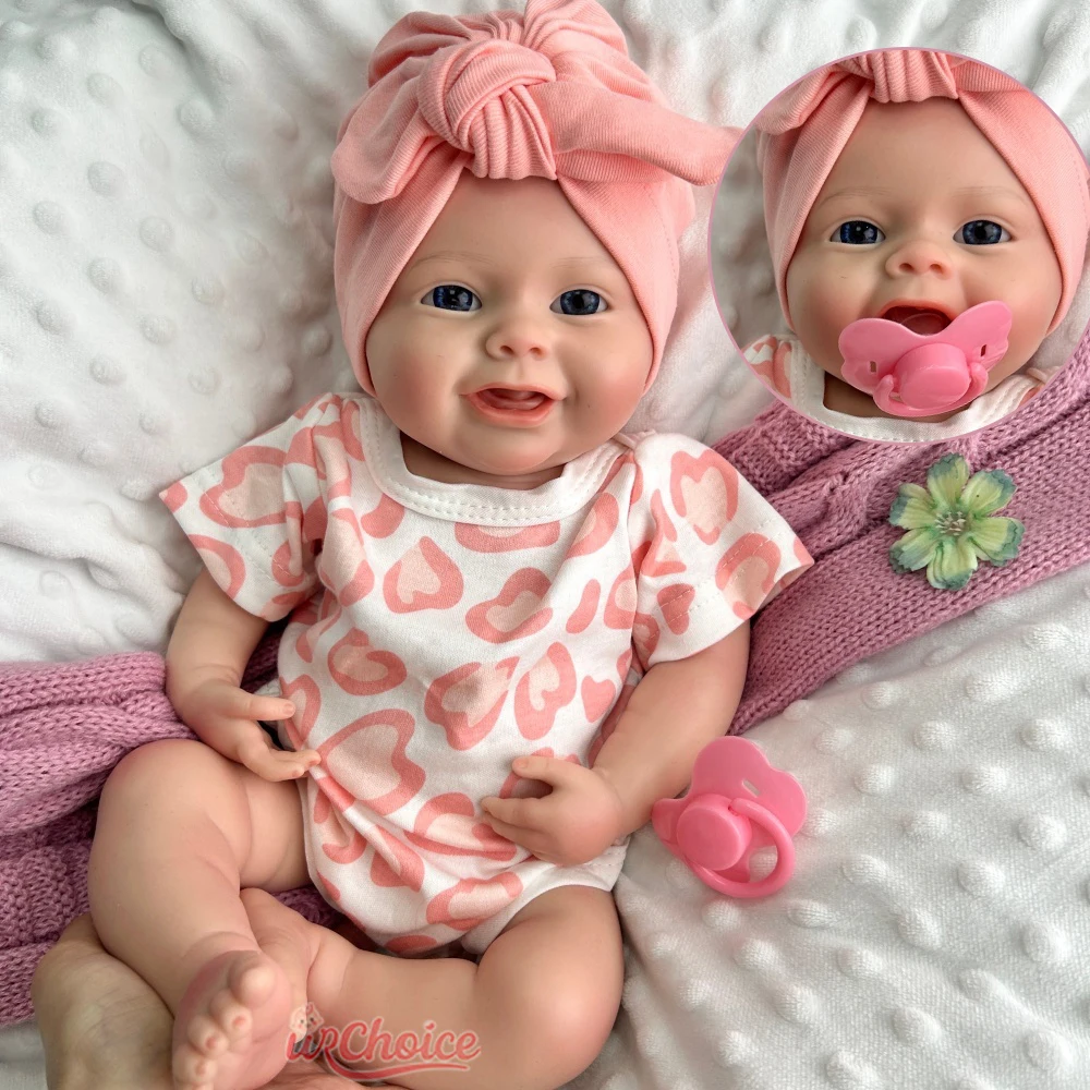 

Реалистичная силиконовая моющаяся кукла для новорожденных девочек, 45 см, ручная работа, для новых родителей и ожидающих мам