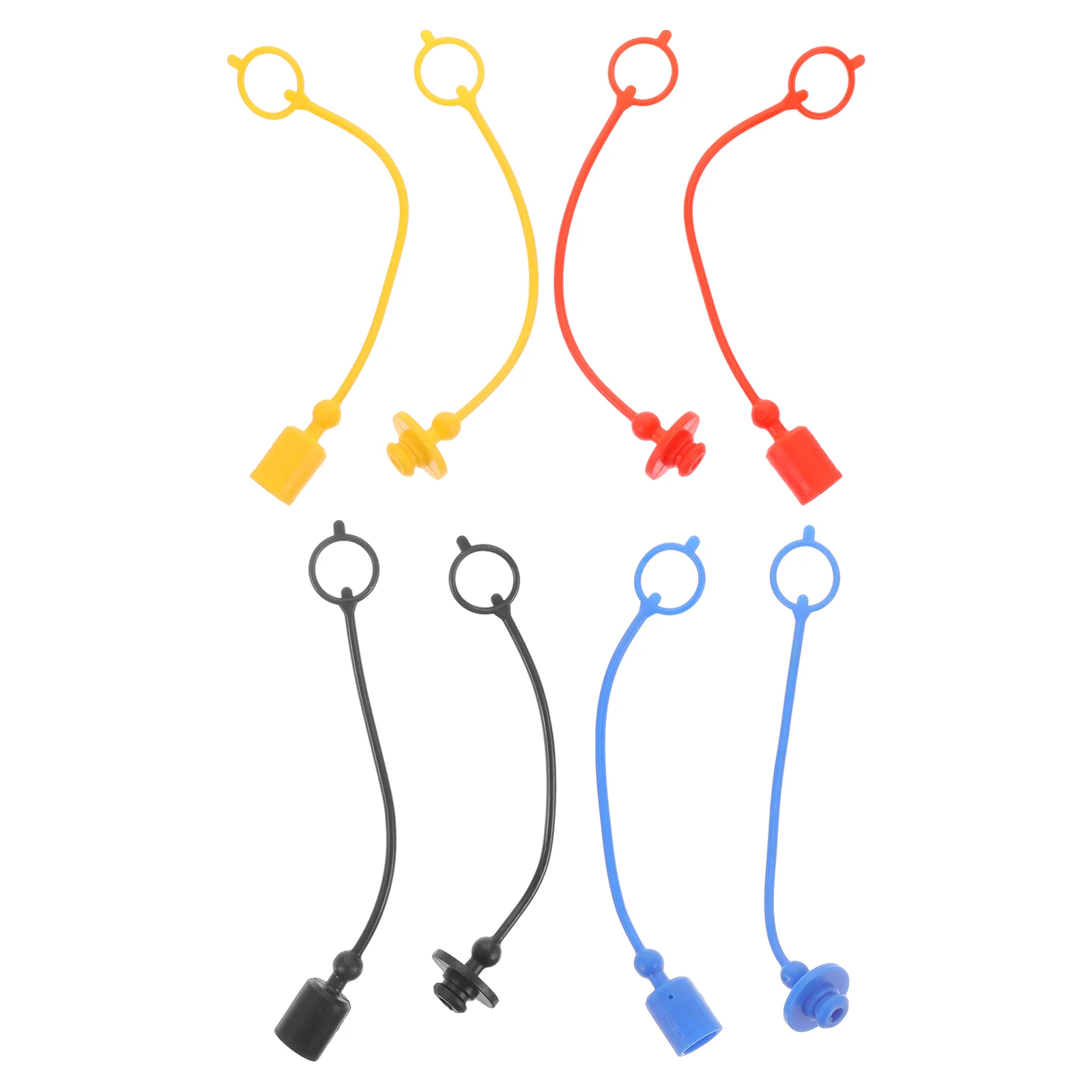 8 ISO7241A Hydraulic Quick Coupling Dust Caps 1 4 Multicolor Plastic Protector Covers Anti Dust Cap Tools Coupler