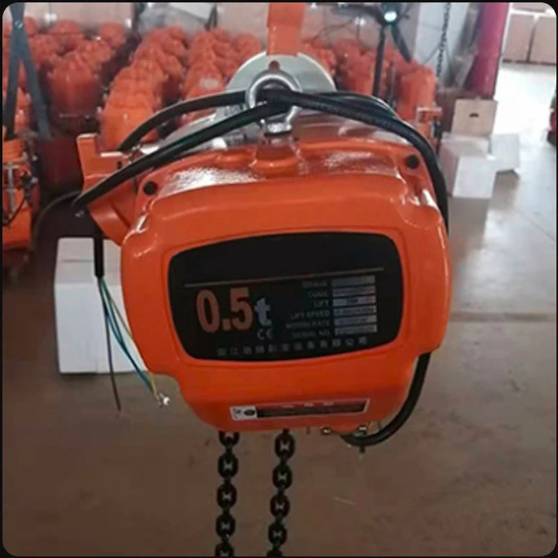 Paranco elettrico a catena 0.5 ton 3M line crane Hook paranco elettrico mobile 1.1KW fabbrica/macchina di sollevamento dock