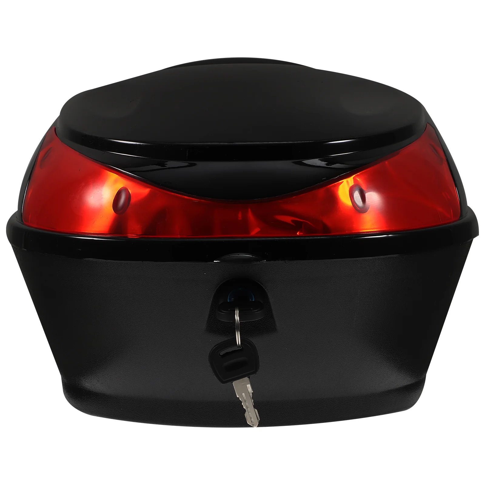 

Heavy Duty Motorcycle Tail Trunk Travel Luggage Box Storage Case for Scooter Bike Top Rear Carrier with Lock Shockproof Mounting