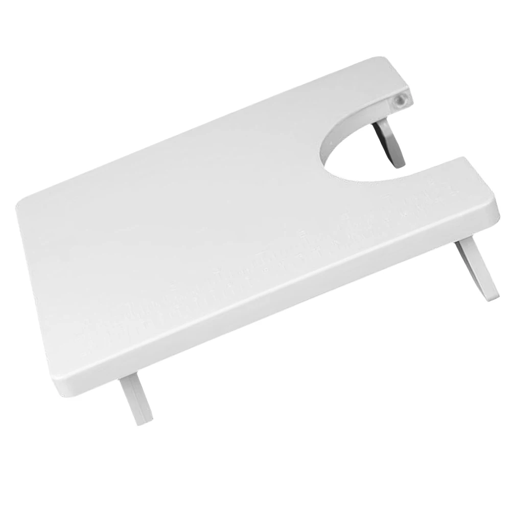 ماكينة خياطة لوح تمديد طاولة مكتبية قابلة للطي محمولة صلبة خفيفة الوزن من البلاستيك الأبيض ماكينة خياطة طاولة ممتدة