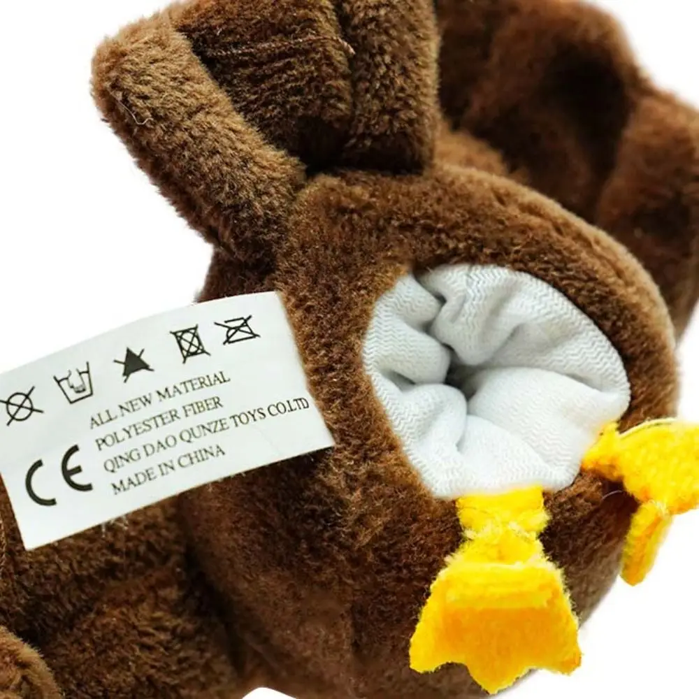 นกยูงนกฮูกนกหุ่นนิ้วมือตุ๊กตาสัตว์ตุ๊กตาPlush Parrotตุ๊กตานิ้วมือKawaiiจําลองสัตว์หุ่นมือเด็ก