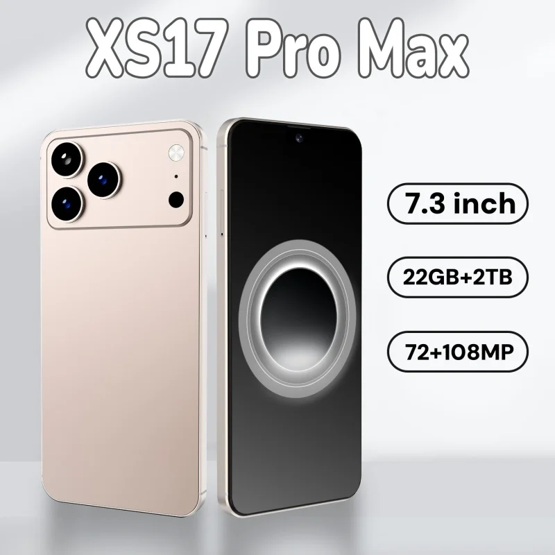 2026 오리지널 패드 태블릿 PC XS17 프로 맥스 7.3인치 HD 4K 안드로이드 14 22GB+2TB 8000mAh 배터리 4G 5G 듀얼 심 카드 WiFi GPS 구글