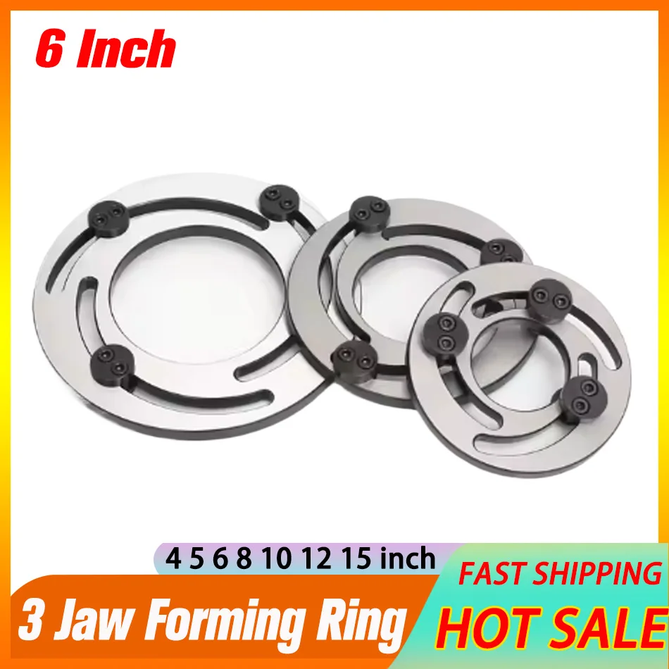 

6 inch Hydraulic Forming Ring Jaw Repairer Boring Fixture Jaw Device Hydraulic Claw Forming for CNC 3 Jaw Lathe Chuck