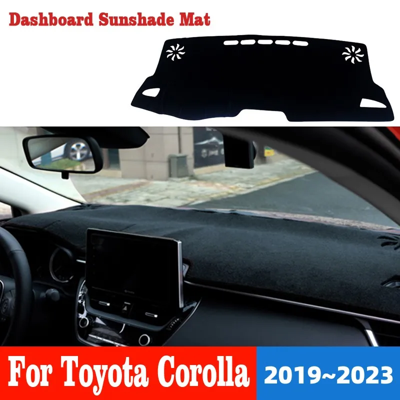 Auto-Mittelkonsolen-Abdeckung, rutschfeste Matte, Sonnenschutz, Anti-UV-Teppich, Schutzmatte für Toyota Corolla 2019~2023 Zubehör