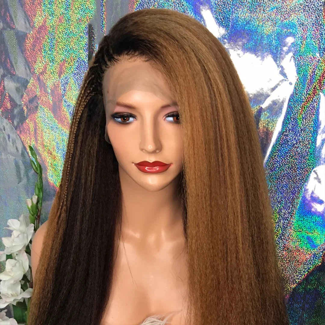 parrucca-morbida-da-26-pollici-lunga-ombre-marrone-yaki-liscio-con-frontale-in-pizzo-per-donne-con-baby-hair-pre-pizzicata-senza-colla-per-uso-quotidiano-con-attaccatura-naturale