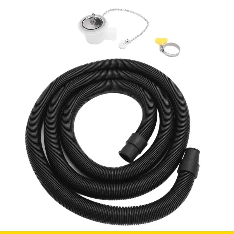 SZCH RVs Sink Drain Connector Hose Stainless Steel Drain Adapter Hose for Yacht Motorhomes