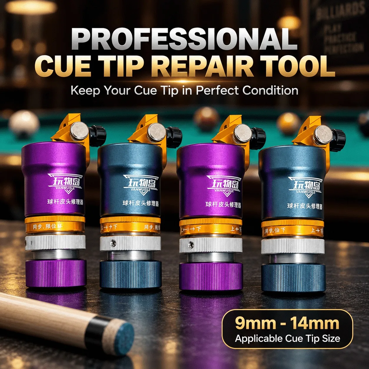 cnc-aluminum-alloy-vanwuisle-cue-tip-repair-tool-for-9-14mm-cue-tip3-in-1-leveling-side-shaping-radius-trimming-cue-tip-shaper
