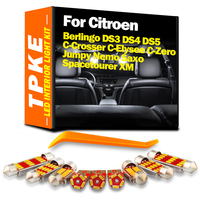 Indoor LED Light Kit Car Bulbs For Citroen Berlingo DS3 DS4 DS5 C-Crosser C-Elysee C-Zero Jumpy Nemo Saxo Spacetourer XM Canbus