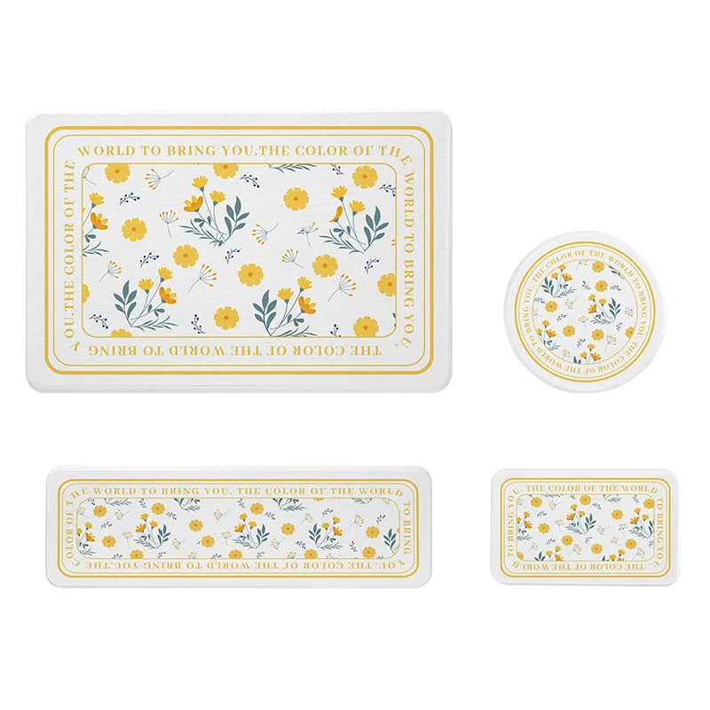 

Diatomite Absorbent Pad Diatomaceous Earth Coasters Soap Dish Desktop Mat Tray for Bathroom Dining Room Mats