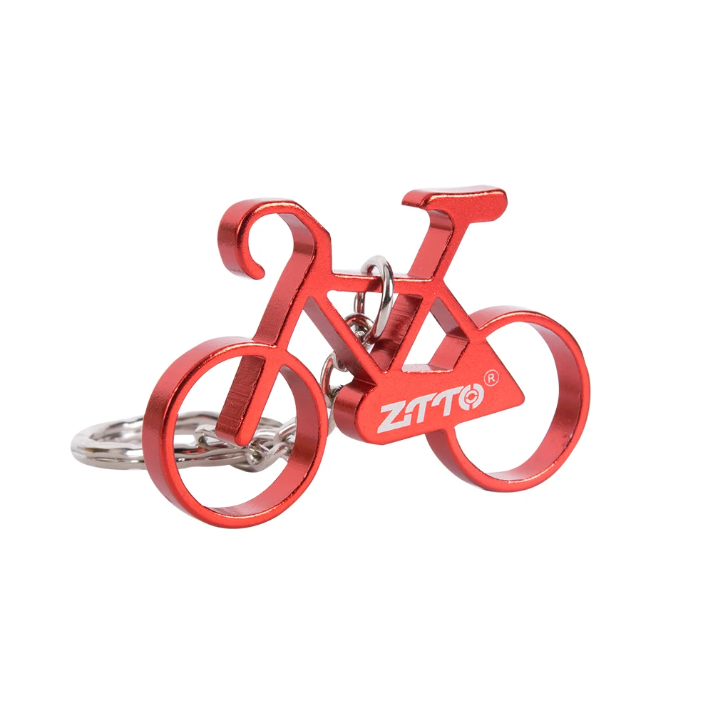 ZTTO Electric Bicycle Keychain MINI ebike Parts Sporty Man Bicycle Figure Keyring Trinket Handbag Keyring Aluminium Alloy