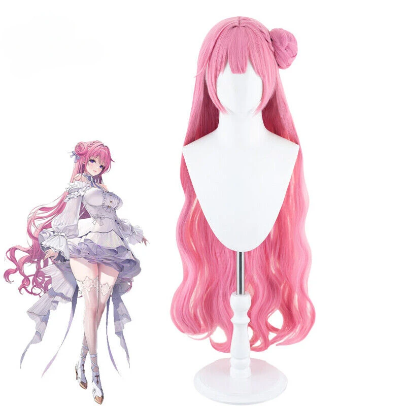 Nikke The Goddess Of Victory Dorothy 100cm Curly Pink Cosplay Wigs