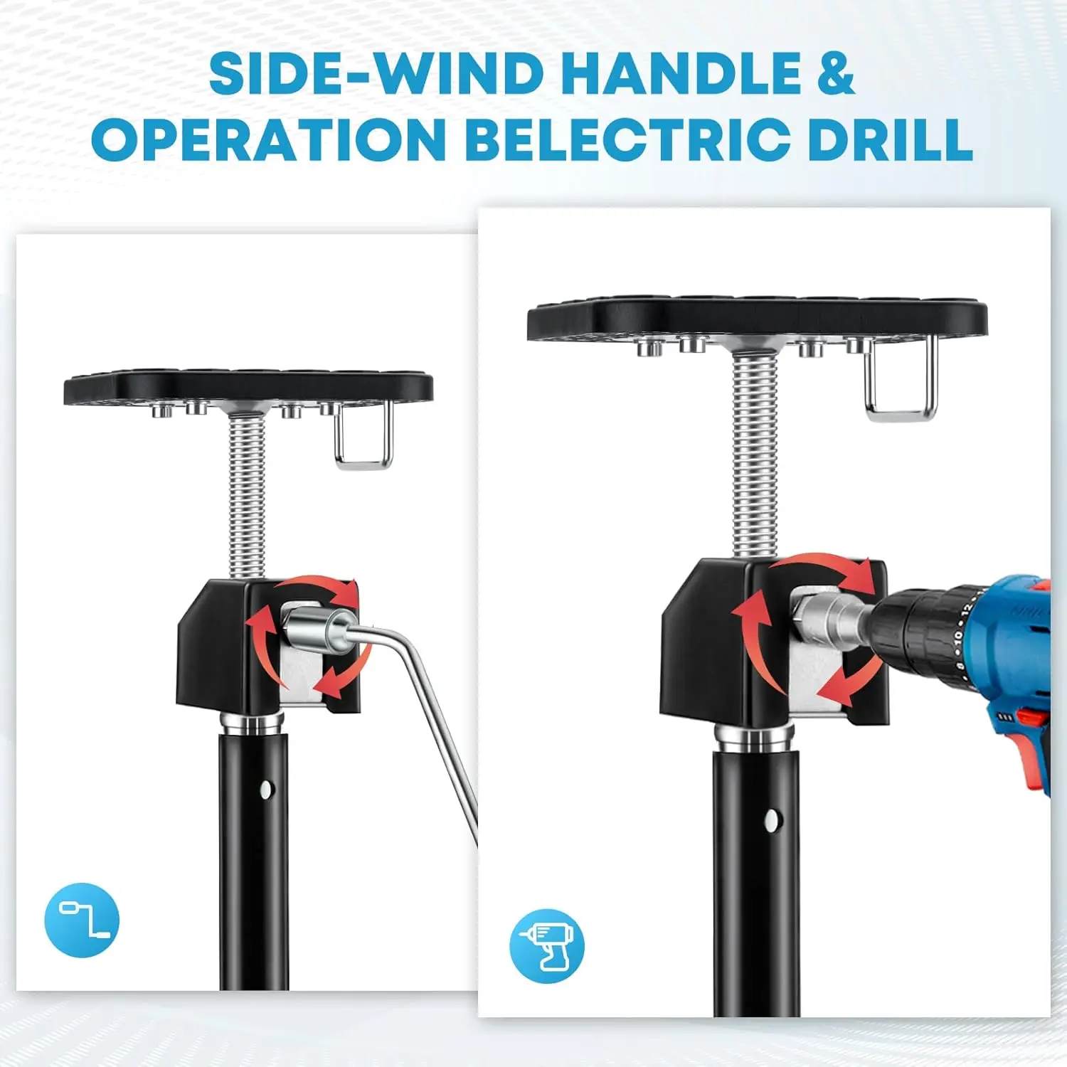 

RV Slide Out Supports Jack with a Flat Top Support Block, Supports up to 5000lbs, Adjustable from 20"-49", Heavy Duty ·Hot Sale