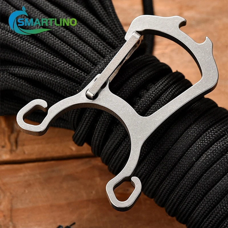 

Creative Self Defense Bottle Opener EDC Tools Keychain Titanium Alloy Emergency Window Breaker Outdoor Camping Survival Supplies