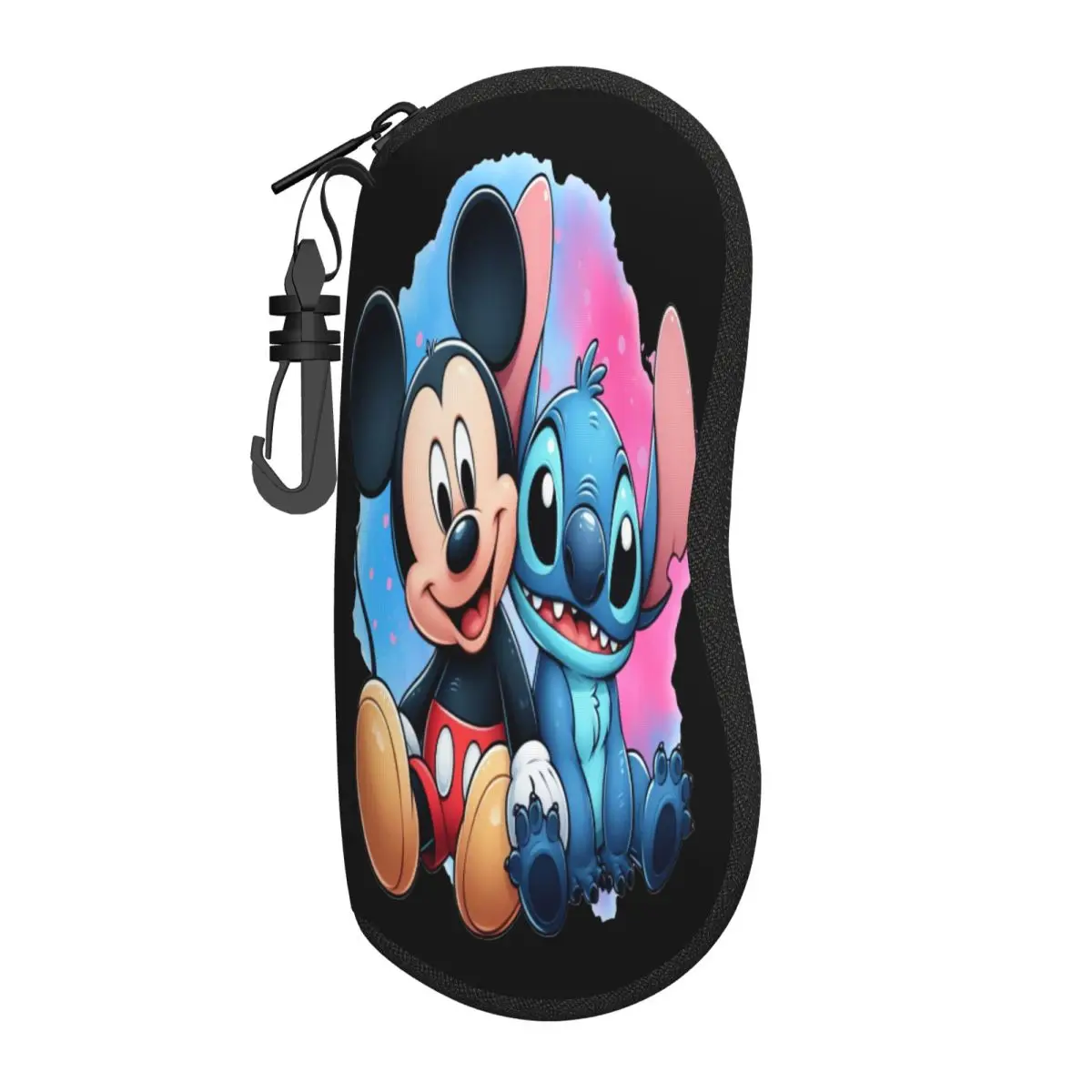 

Custom Mickey Mouse Stitch Sunglasses Soft Case Neoprene Zipper Shell Eyeglass Case Custom Protective Box For Glasses