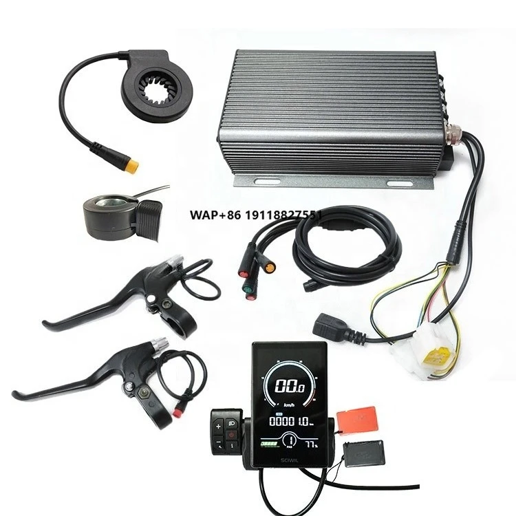 72v 100A 150A 200A Ebike Sabvoton Sinewave Controller Conversion Parts Kit for 3000-8000w Motor