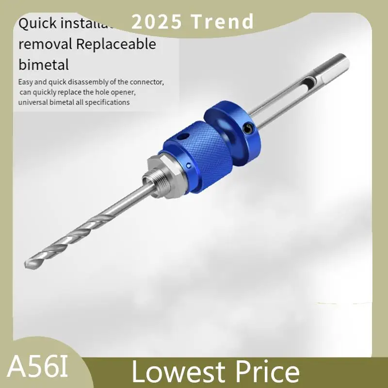 

ABDD Hole Saw Mandre Hexagonal Handle Quick-Release Hole Opener Connecting Rod Hand Drill Reamer Hole Distance Connector