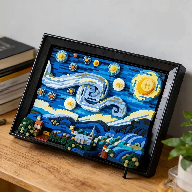 2026 Hot 2316pcs Starry Night  - Art Craft Building ulasan dan harga