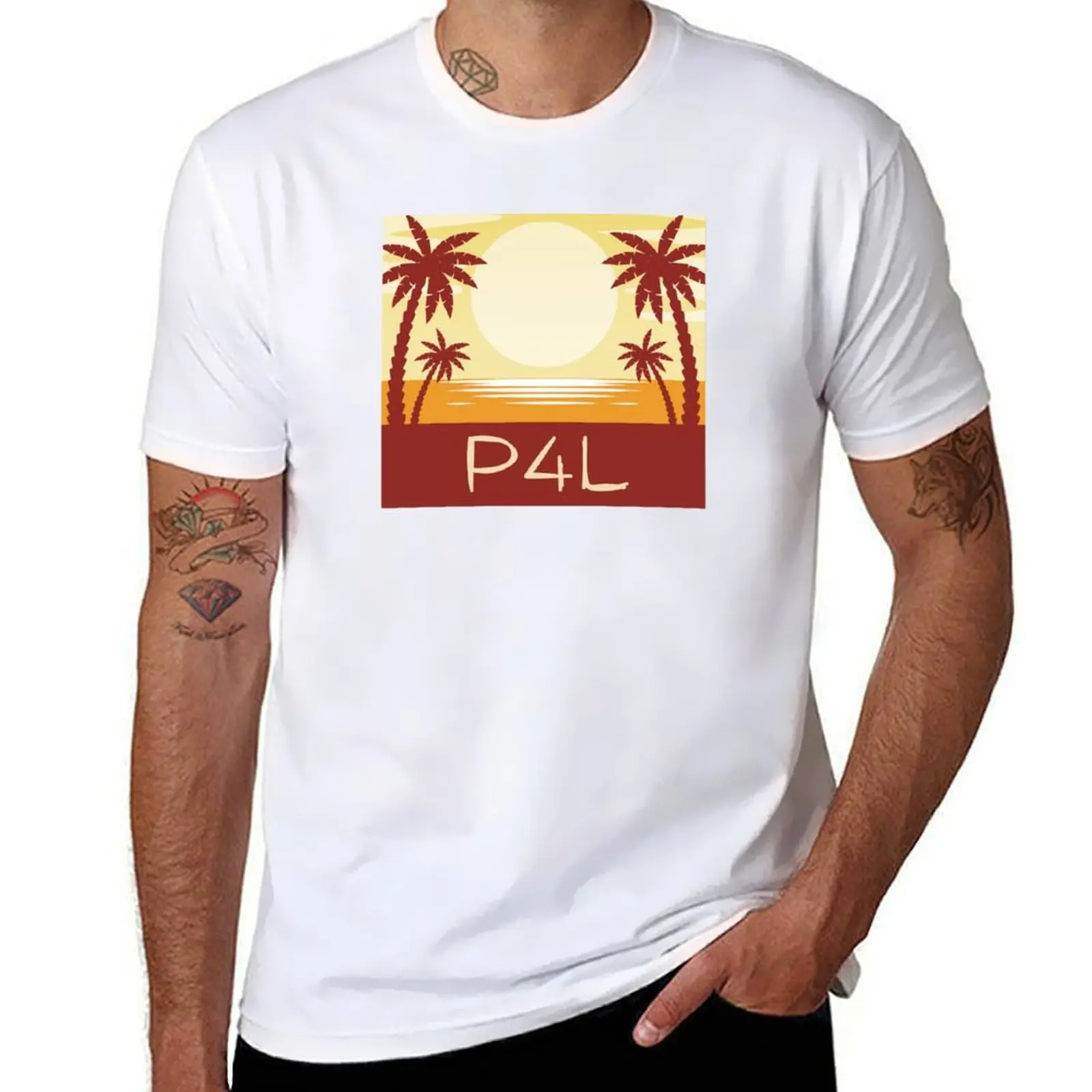 

P4L T-Shirt designer shirts customs design your own big and tall t shirts for men