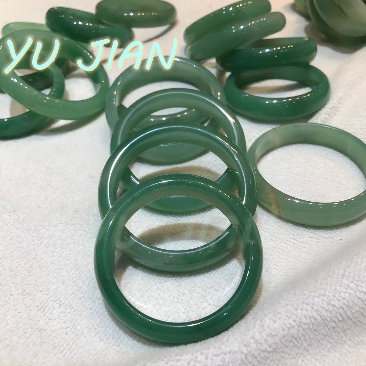 New Genuine Natural Burma Jadeite Floating Green Flower Bracelet Bangle Starry Sky Color Positive Handring Lucky FINE Jewelry