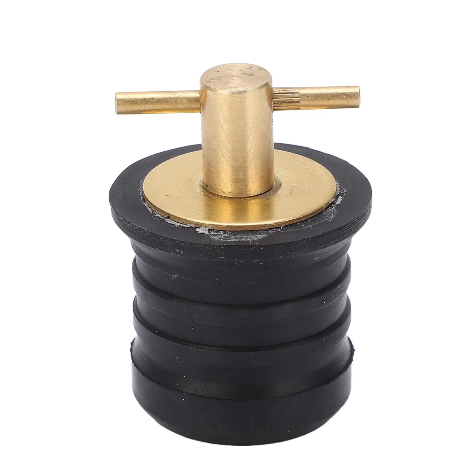 Watertight T Handle Rubber Drain Plug for Boats - Rust-Resistant, Durable for marine Lifeboat & Ferryboat Accessory