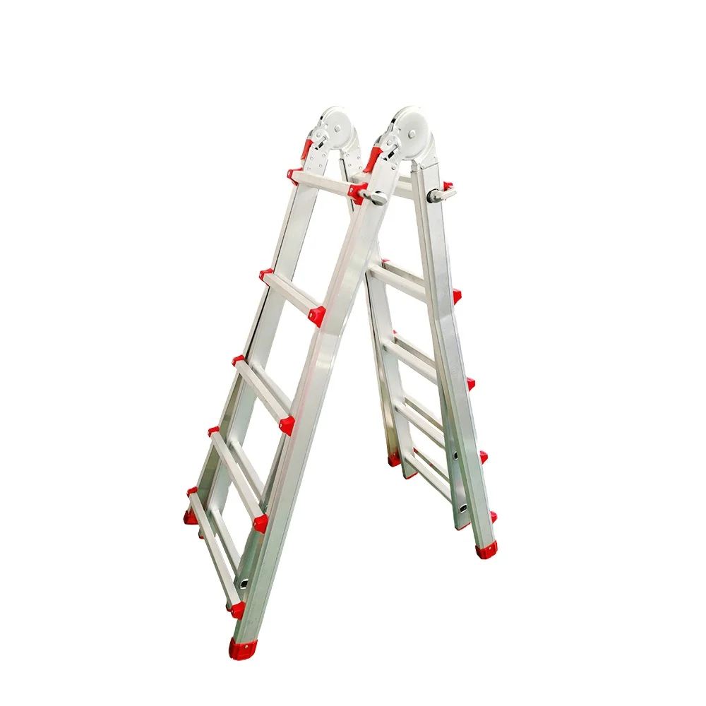 2022 Trending Ladders Aluminum Multi-position Combination Ladders Compact Little Folding Ladder