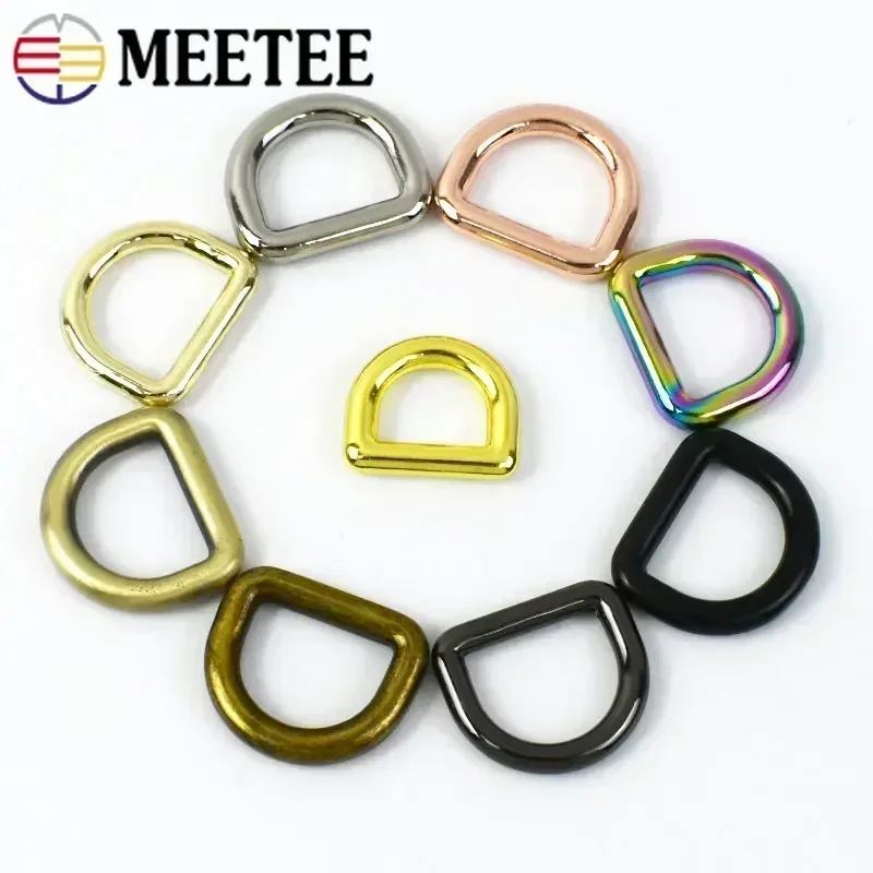 Metal Ring Buckles para Bags Strap, Backpack Webbing, O D Rings, Belt Loops Fecho, DIY Handbag Sewing Accessories, 10-38mm, 30Pcs