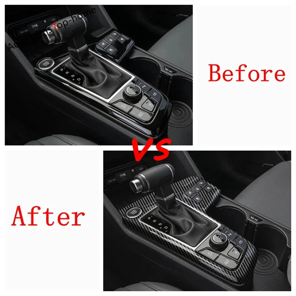 

Central Console Gear Shift Water Cup Holder Air Conditioner AC Vent Decoration Frame Cover Trim For Kia Sportage NQ5 2022 - 2025