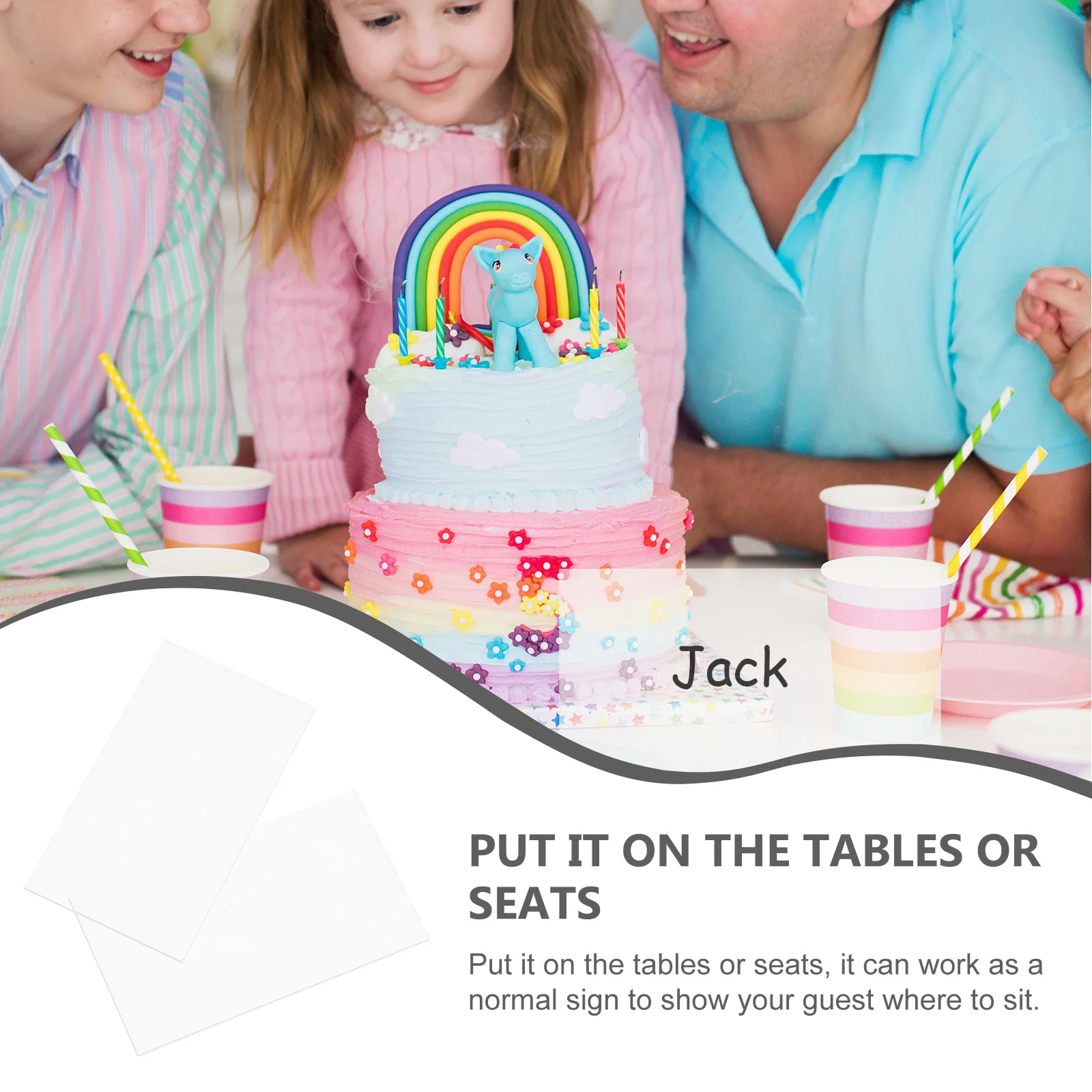 

20Pcs Clear Acrylic Name Cards Paintable Table Number Holders for Events Parties Acrylic Name Place Cards Table Number Holders