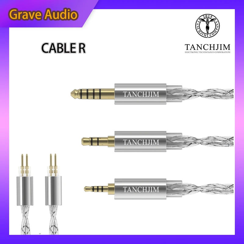 

TANCHJIM CABLE R Prism Earphone Upgrade Cable 0.78 Pin with 3.5mm/2.5mm/4.4mm Plug