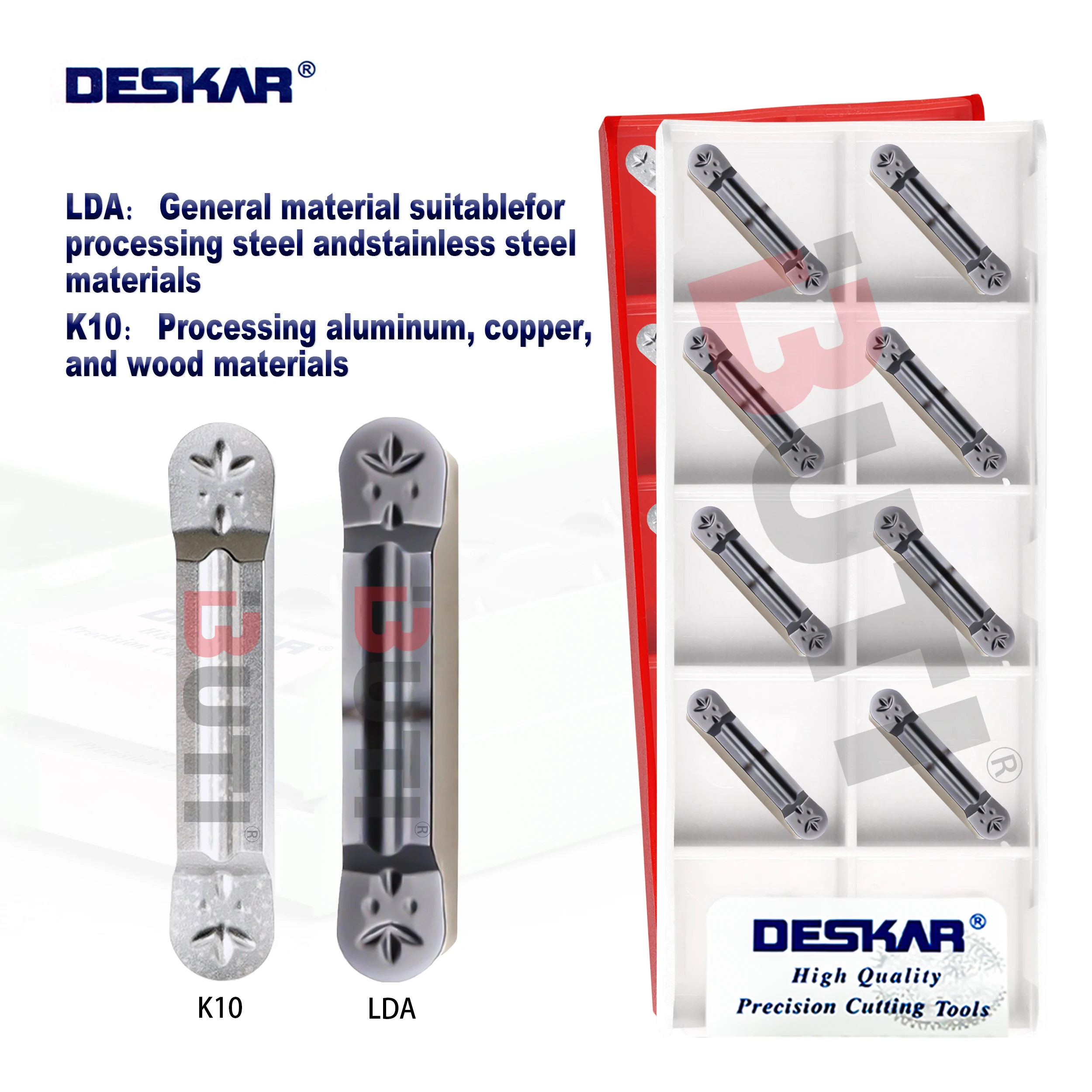 

DESKAR 100% оригинальное долбежное лезвие MRMN200-M 300-M 400-M LDA K10 серии General Tool для обработки с ЧПУ, алюминиевое долбежное лезвие