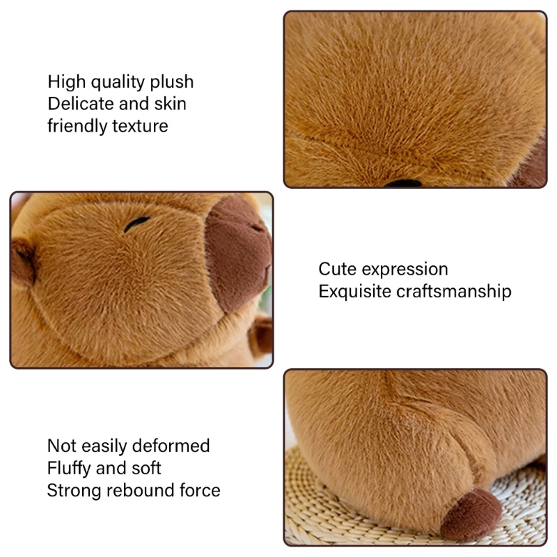 Linda muñeca animales peluche que sopla capibara burbujas para niños pequeños, niñas y adolescentes D5QF