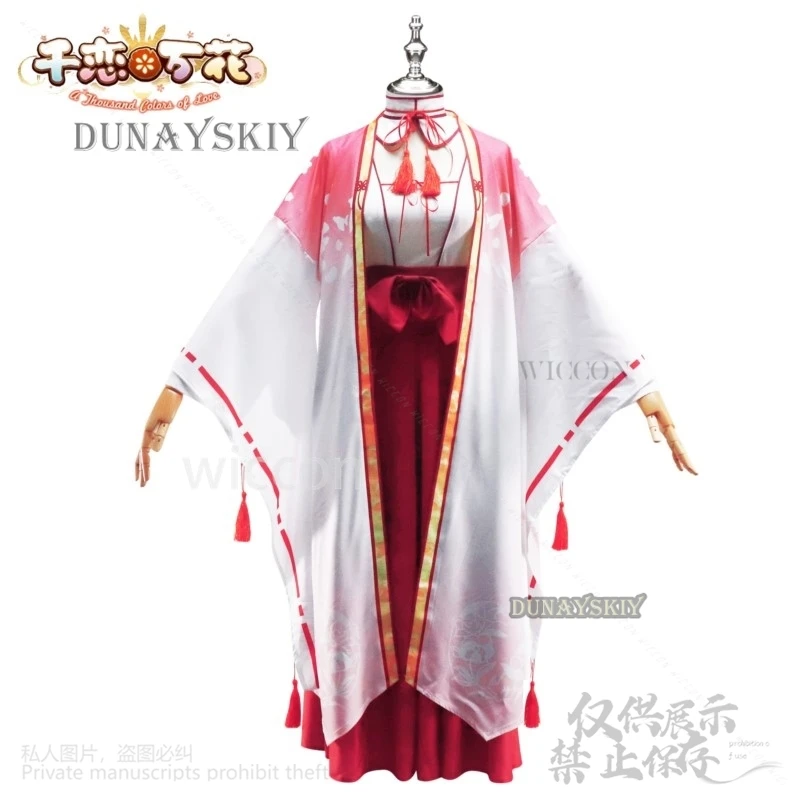 Anime Game Senren*Banka Cosplay Tomotake Yoshino Costume Japanese Kimono Dress Uniform Wig For Halloween Christmas Customized