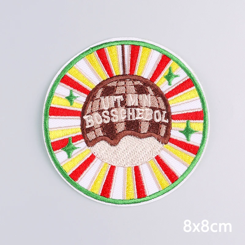 Nederland Oeteldonk embleem geborduurde patches kikker patch Nederland carnaval patches voor kleding uniform DIY opstrijkbare patches