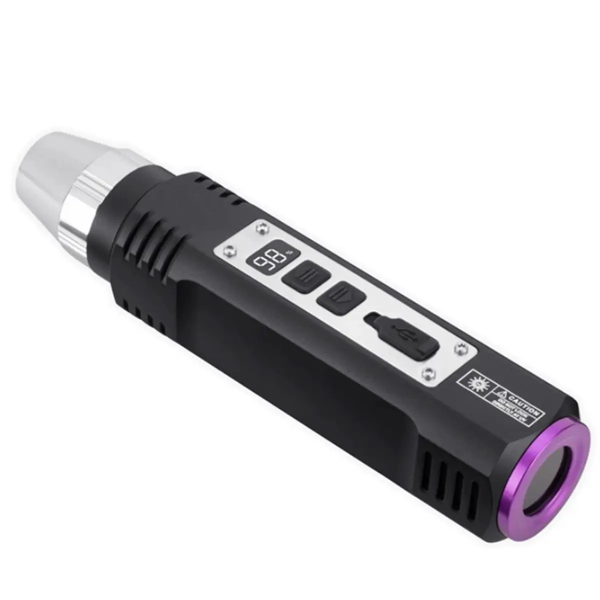 2026 New 20W UV 365nm+White Light Lighting Flashlight USB Rechargeable Ink Marker Cat Dog Urine Money Torch