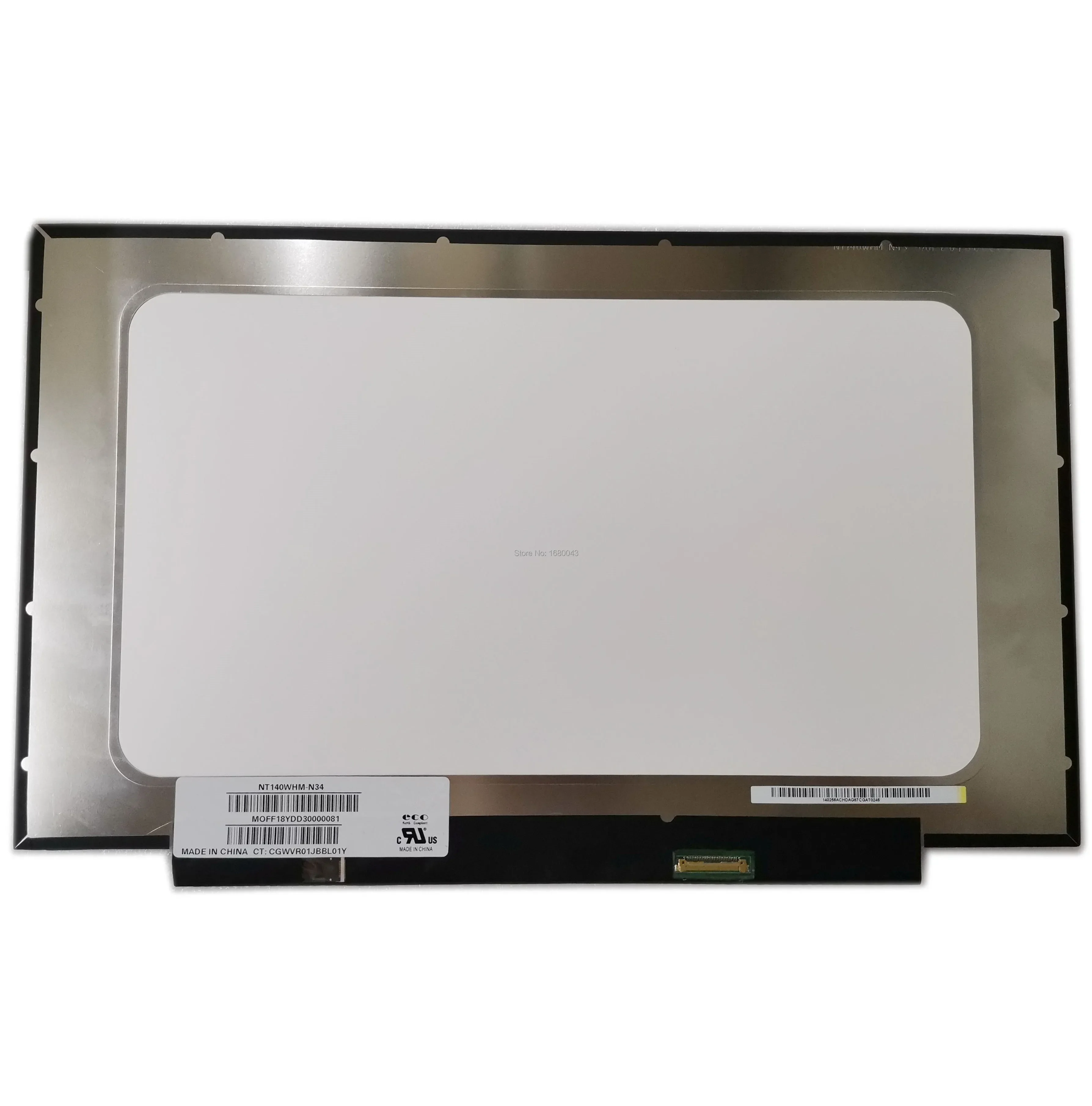 شاشة عرض HD LCD بدون ثقوب لولبية ، تناسبها. ، ، ، REV C1 ، 14 in