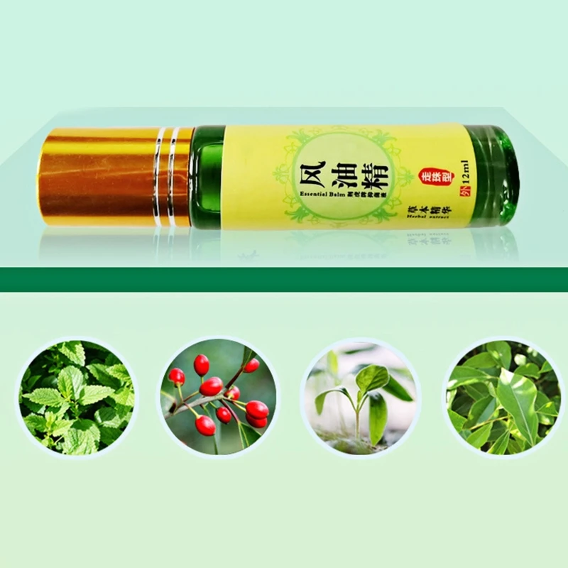 12/15ml Refreshing Oil Roll-on Tiger Essential Balm Prevent Mosquito Bites Relieve Dizziness Headache Motion Sickness C1FF