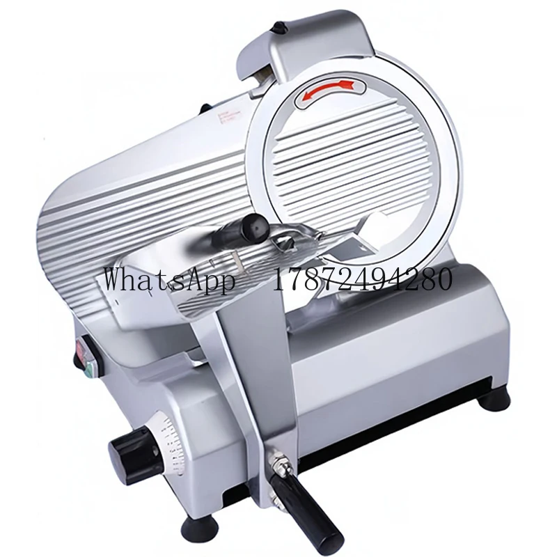 TSH-220B Commercial Slicer Premium Chromium-plated Steel Blade Meat Cheese Food Slicer 220MM 220V