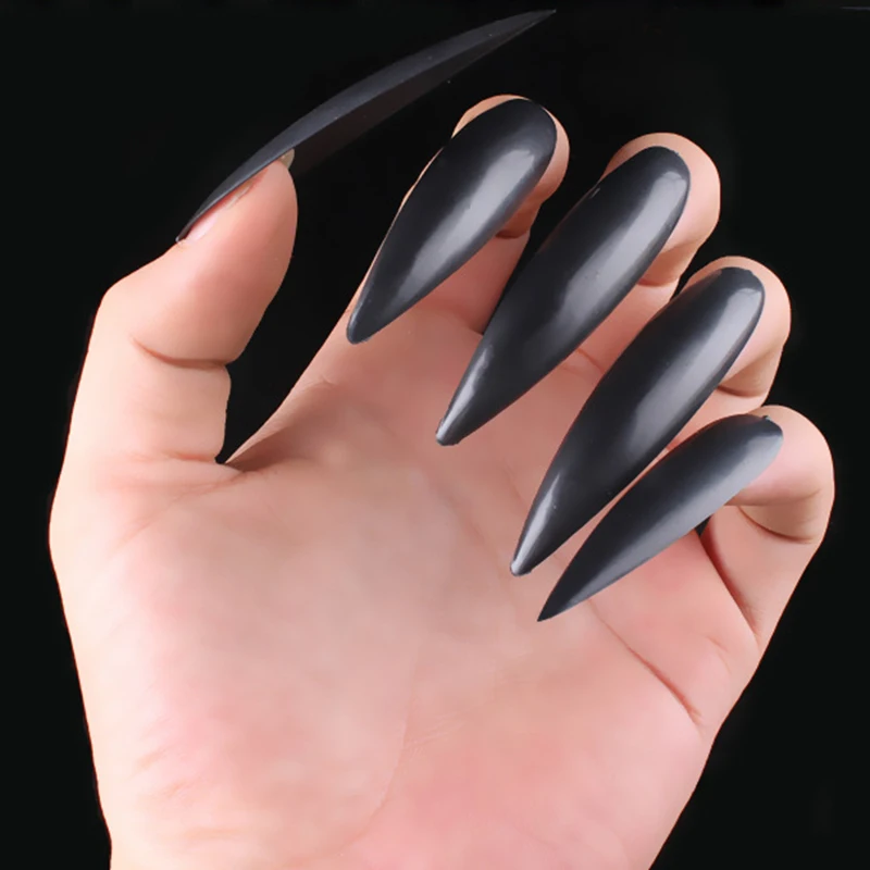 10 sztuk/zestaw Halloween Vampire Witch fałszywy Nail Party DIY dekoracje Event Party Claw rekwizyty Masquerade Cosplay dorosłych chłopców zabawka