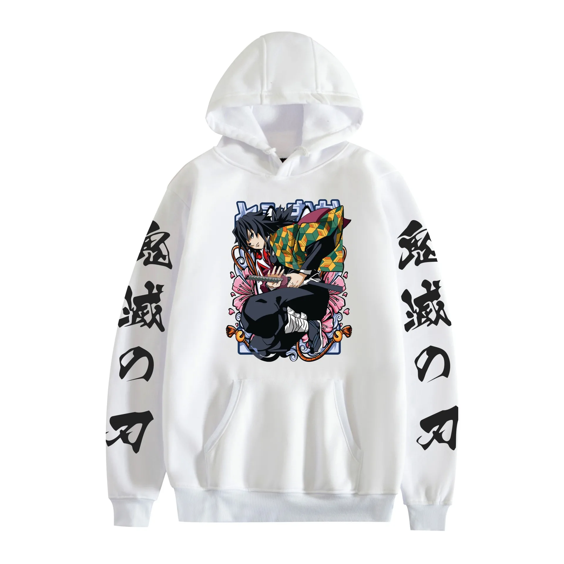 Anime Demon Slayer Character Women's Clothing Street Trend Sports Style Creative Fun Fashion Matching Casual Life Hoodie