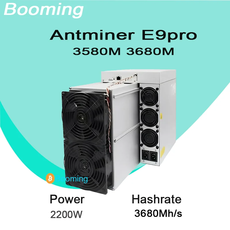 2024 Nieuwe Bitmain Antminer E9 Pro 3580M 3680mh/S 2200W Enz. Eth Ethash Mijnwerker Ethereum Asic Mijnwerker E9pro In Voorraad E9pro 3680mh