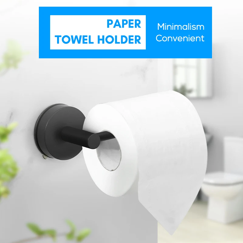 Toilet Paper Holder Wall Mounted Towel Holder for Kitchen Stainless Steel Cabinet Paper Roll Storage Hanger Bathroom Accessories