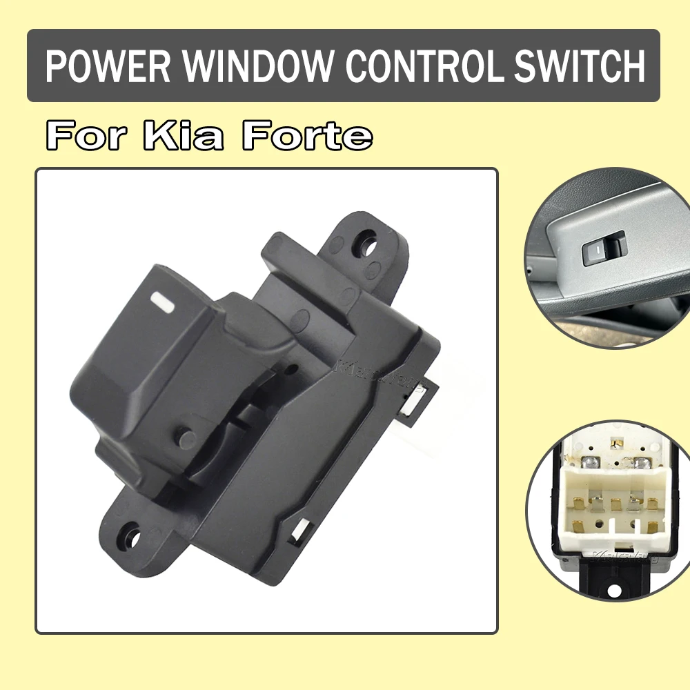 

New Passenger Side Power Car Window Button Front Rear Left / Rear Right Switch For Kia Cerato Forte K3 2012-2018 93581-A7100